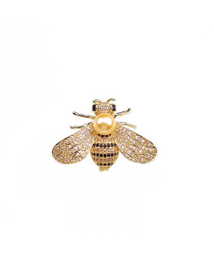 Брошь - кулон пчела,  размер 40 х 30 мм